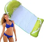 Inflatable Pool Float, Float for Adults, Inflatable Lounger Pool Rafts, Pool Lounger, Water Toy, Fruit Shaped Swimming Pool, Drifter Chair, Water Hammock for Men and Women