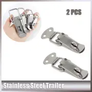 New 2 Stainless Steel Trailer Toggle Overcentre Latch Fastener Spring Catch Lock