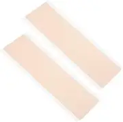 Hoement Supple Scar Tapes 2pcs Silicone Scar Removal Patches Adhesive Invisible for Body Face Hands Arms Legs Hypoallergenic
