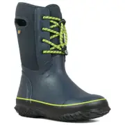 Bogs Kids' Boots Arcata Lace Snow, Navy, Size 1 (72442-410-010)