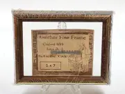 Another Fine Frame By The Creative Circle 5"x7" Gold Tone Trim For Needlework