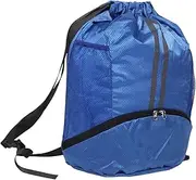 Beaupretty Ergonomic Gym Backpack Basketball Soccer Volleyball Wet/dry Compartment Shoe Pocket Drawstring Closure Comfortable