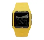 Rip Curl RIFLES DIGITAL TIDE WATCH Mens Surf Watch New - A1119 Marine Yellow