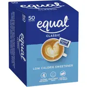 Equal Sweetener Sachets 50 pack