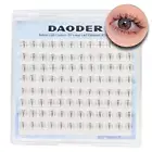 Bottom Lash Clusters DIY Eyelash Extensions - DAODER 96Pcs Wide Stem Lower Lashe