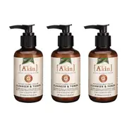 3x Akin Nourishing Cream Cleanser & Toner Dry & Sensitive Skin 150ml