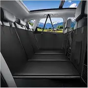 ADCCH Back Seat Extender for Dogs Waterproof Dog Car Seat Cover for Back Seat with Hard Bottom Anti Scratch Car Protector Carrier Mat(24.4x51.2in)