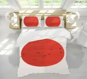 3D Red Sun Bird 1228NA Bed Pillowcases Quilt Cover Duvet Boris Draschoff Fay