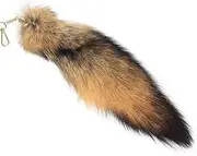 Fosrion Sexy Fluffy Authentic Coyote Fox Wolf Tail Fur Cospl