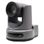 PTZOptics Move 4K 20x Auto-Tracking PTZ Camera with Built-In Tally Light Gray