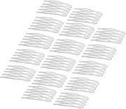 CTIRCHIU 50Pcs DIY Hair Combs Handmade Five Teeth Combs for Women Stylish Hair Accessories for All Hair Smooth Texture for Unique Looks for DIY Hairstyles