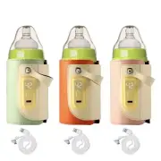 Portable Baby Milk Bottle Insulation Sleeve USB Charging Milk Bottle Warmer Bag