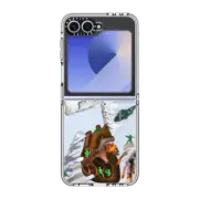 Galaxy Z Flip6 Clear Case WAR IPHONE CASE BY SUE TSAI