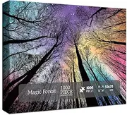 BBOLDIN Hard Impossible Puzzles for Adults 1000 Piece, Challenging Difficult Puzzles for Adults, Colorful Gradient Jigsaw Puzzle for Adult