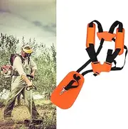 FOLOSAFENAR Universal Double Shoulder Brushcutter Strap High Compatibility Adjustable for Brush Cutters