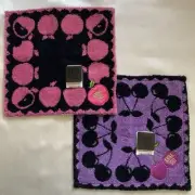 NEW ANNA SUI Mini Towel Handkerchief 2-Piece Set