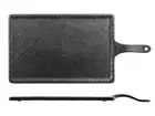 Dish H&h Decorum Slate Melamine Black C/Handle Cm22X33