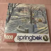 Springbok Puzzle Cold Winter's Night 1000 pieces New In Sealed Box