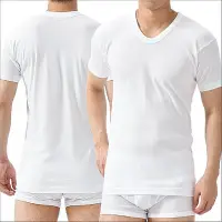 在飛比找Yahoo奇摩購物中心優惠-【BVD】時尚型男100%美國純棉U領短袖衫 5件組 BD3