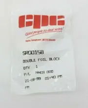 Cpc Double Foil Block SR00158 Lot of 12 T5