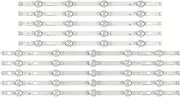 NIBOTT 10pcs LED Backlight Strip Fit for LG 50LB5610 50LB653V 50LF5800 50LB570U 50LB551U 6916L-1978A 1779A 1983A 1982A 1735A 1736A