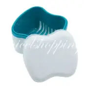 2x Dental Bath Denture Teeth Box Storage Case Rinsing Basket Container Appliance