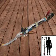 C9437 1:1 Powerful Hi-tech Spear Melee Weapon from Video Game 3427 Pieces