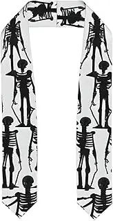 [EdWal] Black Floral Skull print Graduation Stole and Sash Class for Unisex Adult Honor Stole Honor Stole of 2025