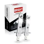 H1 LED Headlight Bulbs Hi/Low Beam Kit Noiseless Lamp White Fanless (for: Smart)