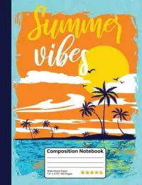 在飛比找博客來優惠-Composition Notebook: Summer V