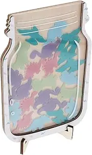 Ciieeo Interactive Reward Chart Storage Tank Diy Decorative Jar for Boys and Girls Behavior Management Classroom Tools