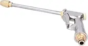 High Pressure Washer Gun, Adjustable Sprayer Long Nozzle 360 Degree Rotation Cleaner, Zinc Alloy + Brass Material, Ergonomic Handle, for Garden Watering, Car Washing, 1.91cm /
