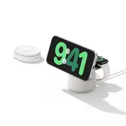 MagSafe + Qi2 Dual Wireless Charger Bundle, White