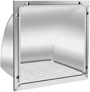 LeeQinersw External Vent Cover for Dryer Exhaust with Mesh Grille for Kitchen Applications, as described, 10 Inch