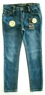 Vigoss Girls 6X Tumble Used Color Flip Sequins Back Pocket Skinny Jagger Jeans