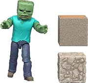 Mattel Minecraft Action Figure & Accessories Set, Zombie Posable Character Collectible Inspired by a Minecraft Movie, 3.25-inch Scale