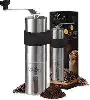 Manual Coffee Grinder - Bean Grinder, 18 Adjustable Stainless Steel