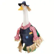 Scarecrow Goose Outfit Costume for 23"H Goose, Polyester