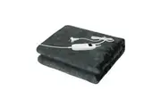 Dreamz Electric Throw Blanket Heated 160x130cm Dark Grey