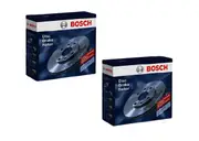 Bosch Rear Brake Rotors fit Hyundai I20 PB PBT 1.4L G4LA 2009 - 2014