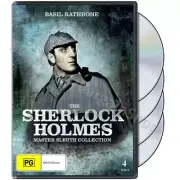 The Sherlock Holmes Master Sleuth Collection (DVD, 4-Disc) PAL Region 4 (Basil