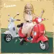 【聰明媽咪兒童超跑】偉士牌Vespa原版授權 兒童電動摩托車(PX150兩色可選)
