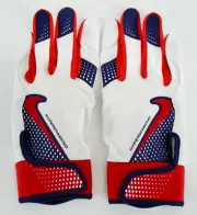 Nike HyperDiamond Select 2.0 Batting Gloves Women's White/Midnight Navy/Red