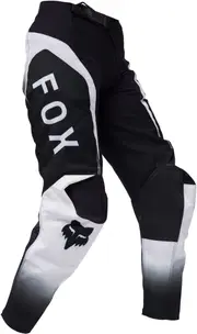 FOX 180 Lean Youth Motocross Pants, black-white, Size 24 Black White