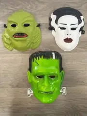 Monsterville Masks Bridge of Frankenstein, Frankenstein, Creature Black Lagoon