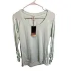 Calia by Carrie Underwood Activewear Striped Long Sleeve Stretchy Workout Top M