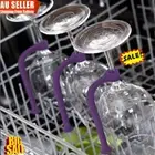 Stemware saver flexible dishwasher of 4 for Wine Glasses Glassware washing IH