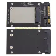 Black Mini pcie PCI-E mSATA SSD to 2.5" SATA Convertor mSATA-SATA Adapter Card U