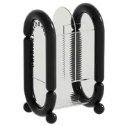 Professional Makeup Brush Storage Holder with Separate Waterproof Home Storage Solution Portable for Beauticians White