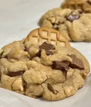 Dozen Homemade Chocolate Chunk Peanut Butter Cup Cookies Quarter Pound Each